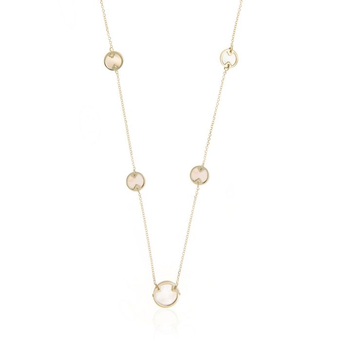 Women gold necklace with nacre 9CT HRM0025