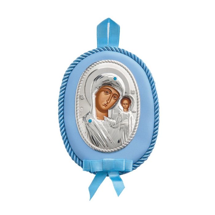 Icon silver of Virgin Mary of Kazan XEY0032