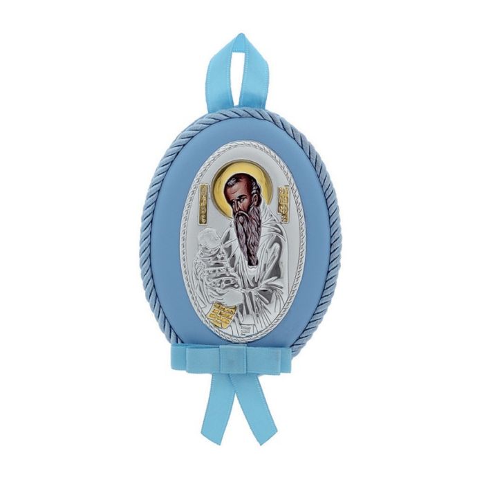 Cradle icon silver of St. Stylianos XEY0041