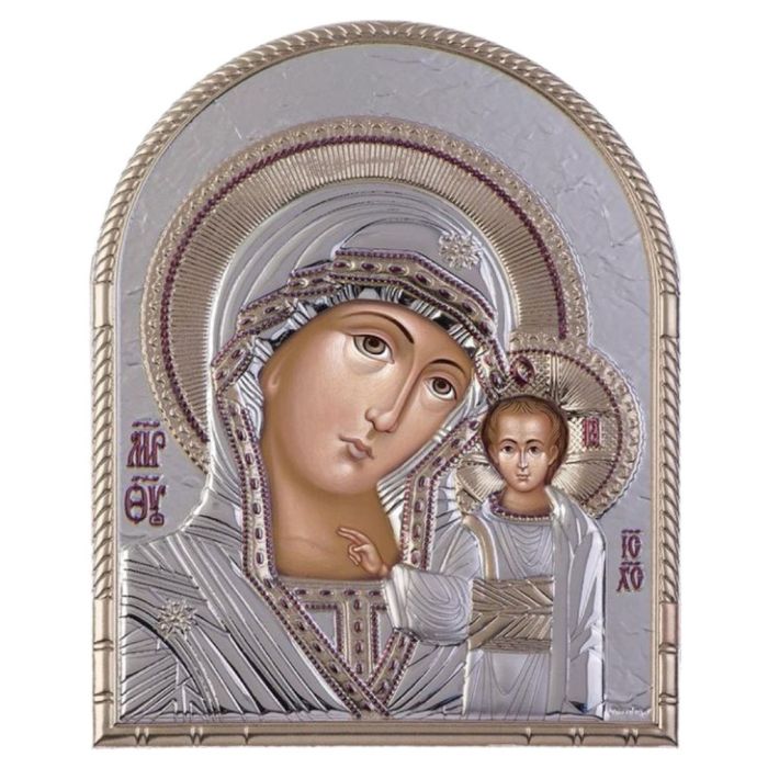 Icon silver Virgin of Kazan 16 * 20 208OBR1FWD