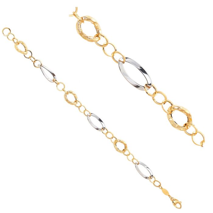 Women's yellow gold bracelet 14CT IVR0002
