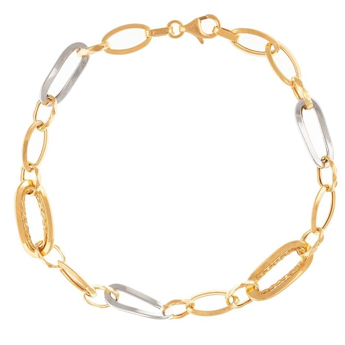 Women's yellow gold bracelet 14CT IVR0003