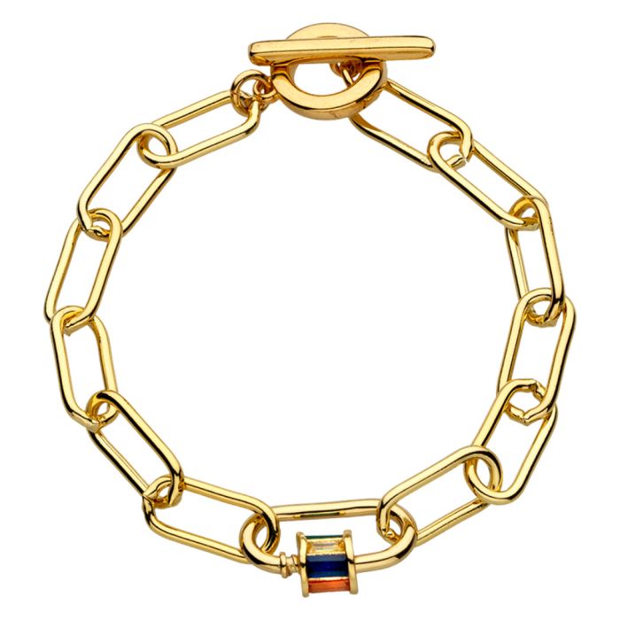 Women's bracelet with steel coppers 310006.1