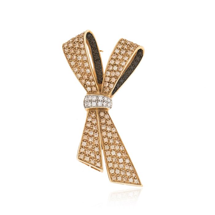 Lapel gold pin 14CT with knot  JFH5027