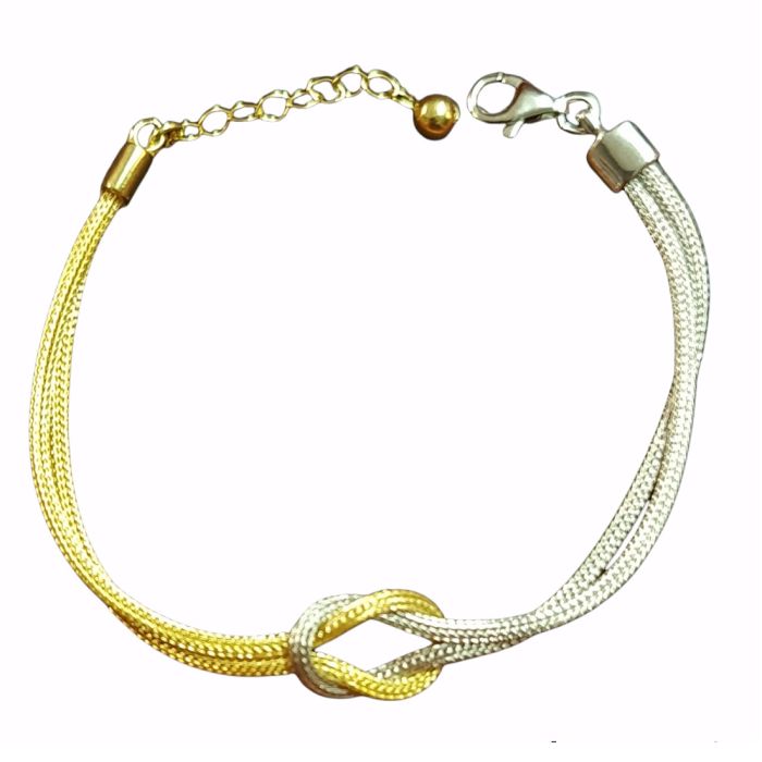 Women's silver knot bracelet WV00662