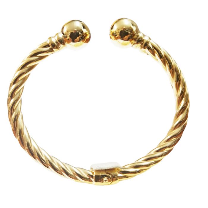 Women's silver gilded bracelet WX00050