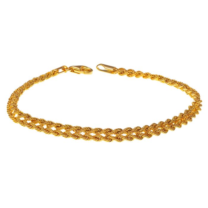 Yellow gold women's bracelet 14CT IVW0002