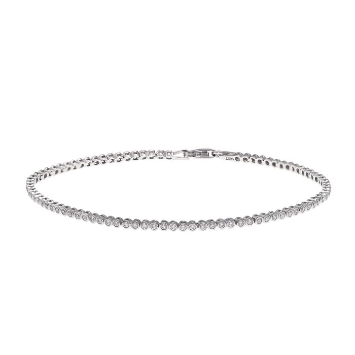 Women's white gold bracelet 14CT IVW0006