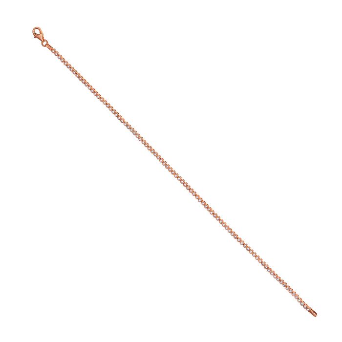 Women's pink gold bracelet 14CT IVW0007