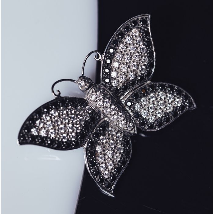 Lapel gold pin 14CT in butterfly shape JFS0008