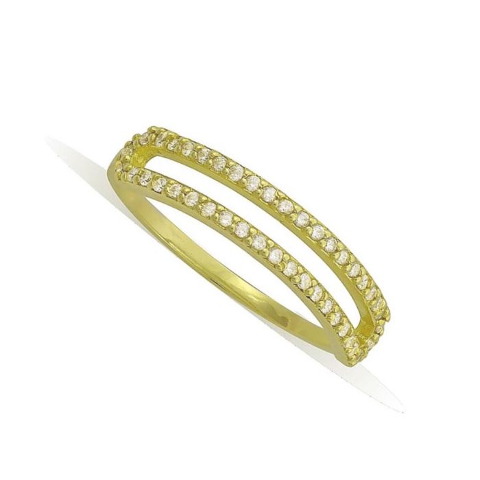 Women Gold ring 9CT with zirkon HDU0051