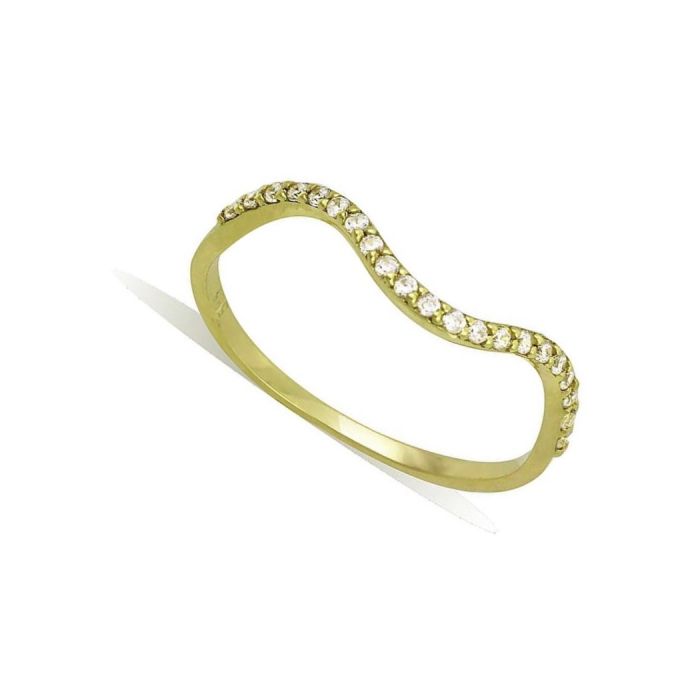 Women Gold ring 9CT with zirkon HDU0055