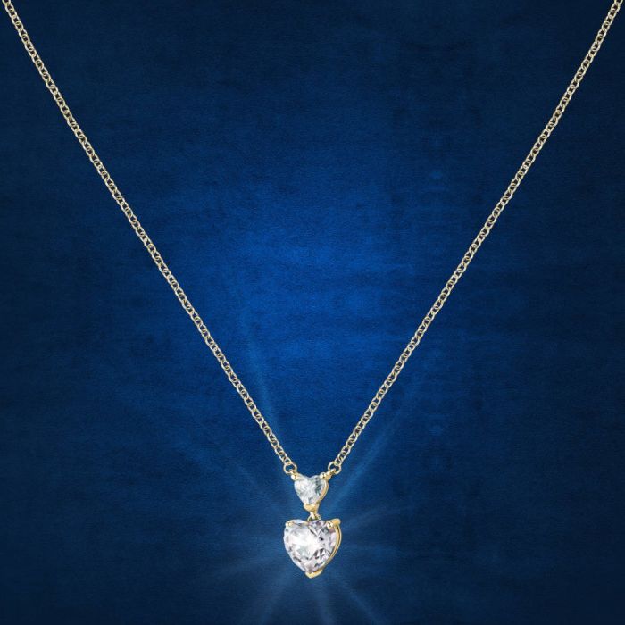 Women's necklace stanless steel Chiara Ferragni diamond heart J19AUV08