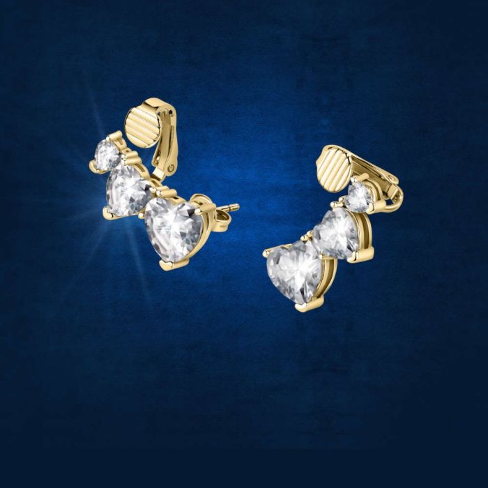 Women's stanless steel earrings Chiara Ferragni diamond heart J19AUV26 