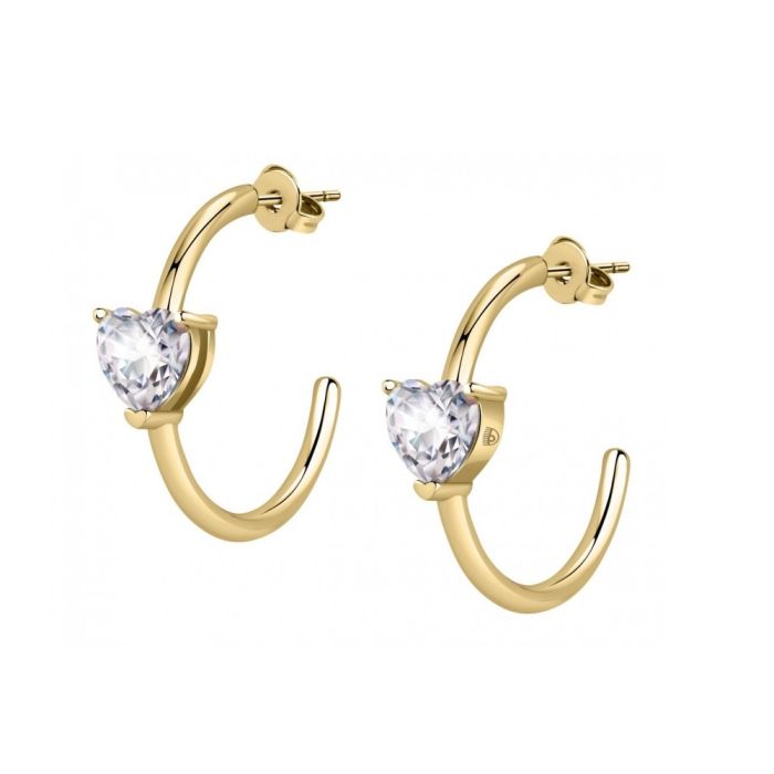 Women's stanless steel hanging earrings Chiara Ferragni diamond heart J19AUV30