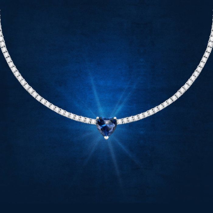 Women's necklace stanless steel Chiara Ferragni diamond heart J19AUV03 