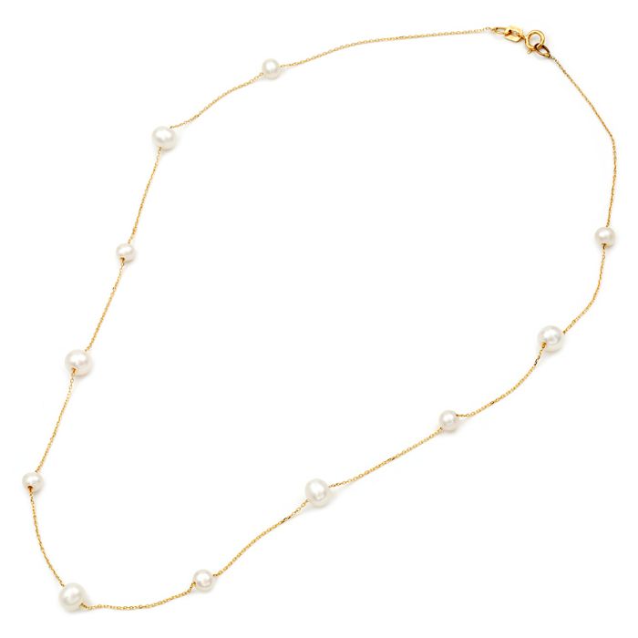 Women's necklace Fresh Water Pearl 4,0mm-5,5mm 14CT IIY0007