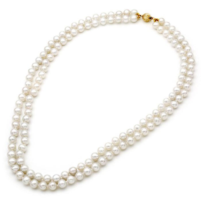 Women's necklace Fresh Water Pearl 6,0mm-6,5mm 14CT IIY0020