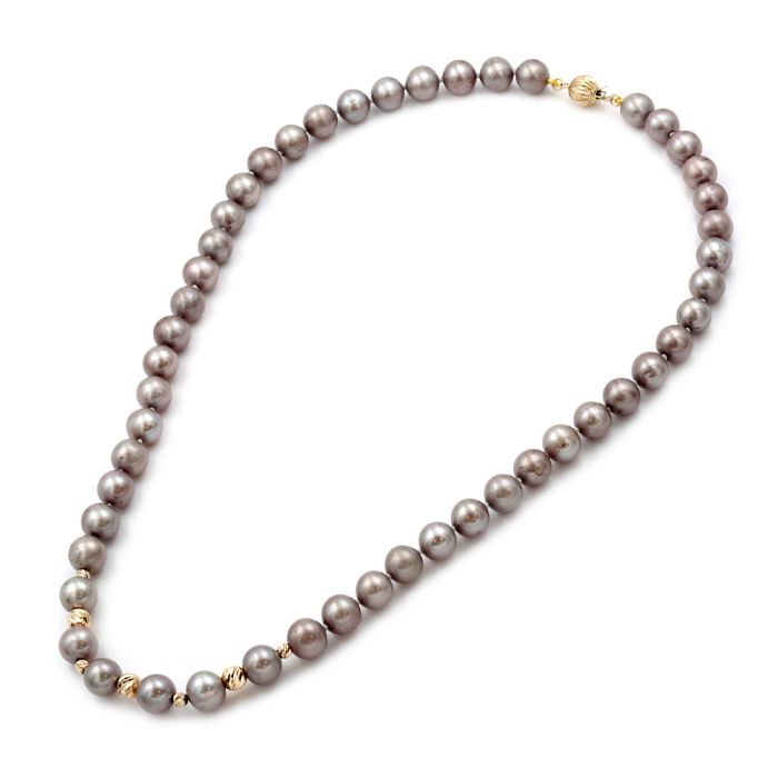 Women's necklace Fresh Water Pearl 7,5mm-8,0mm 14CT IIY0023